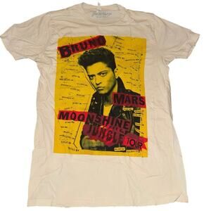 Bruno Mars Moonshine Jungle 2013-2014 Tour Tee, Size Small